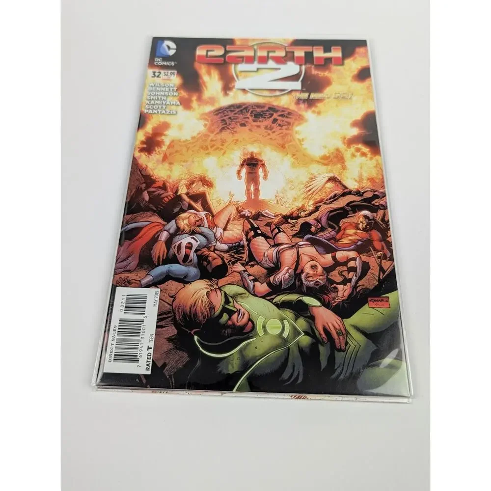 Earth 2 Comic Lot of 12 Issues Spanning #10-32 DC Comics + 2 Earth 2: Worlds End